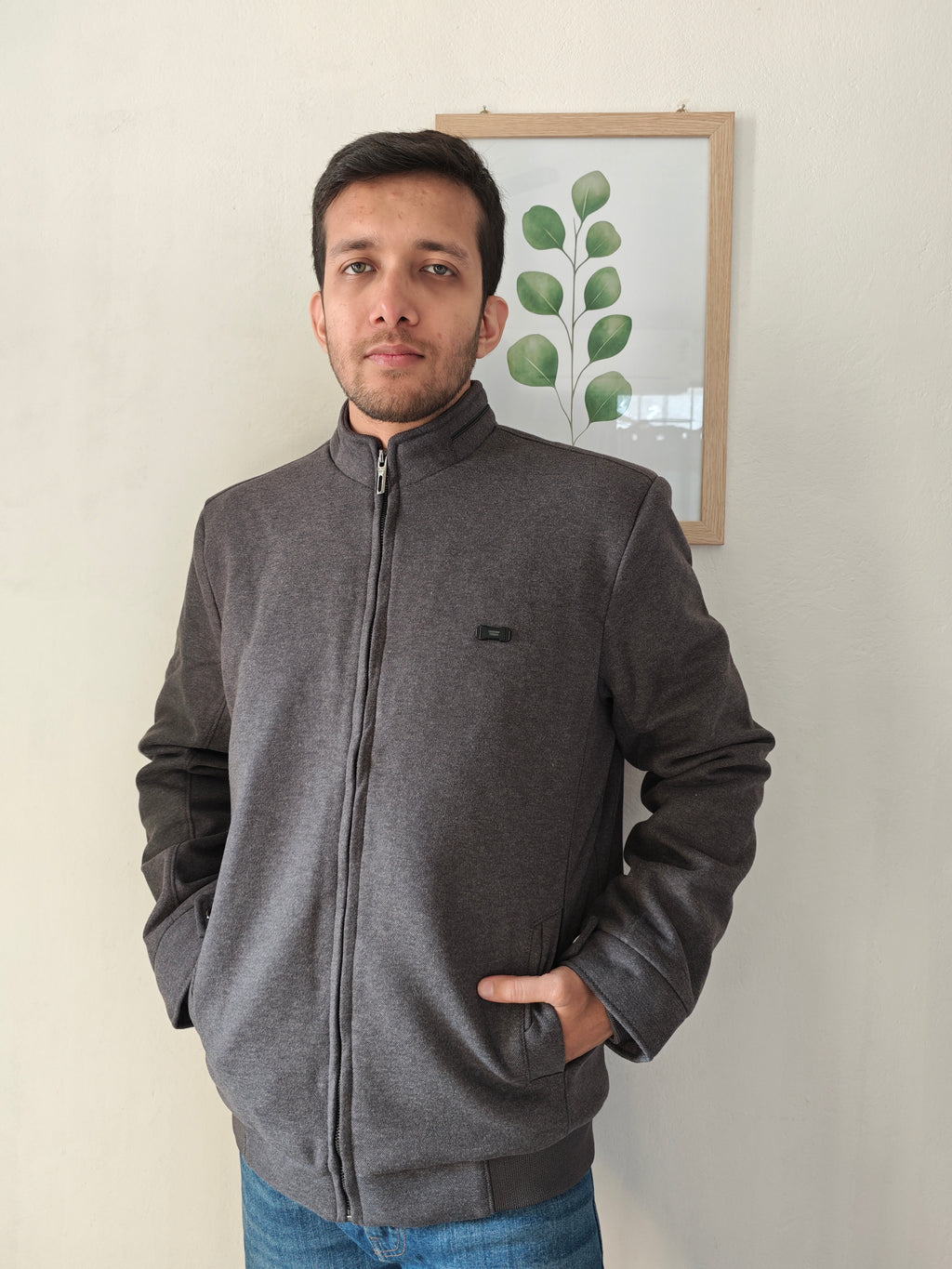 Modern Edge Stand Collar Jacket