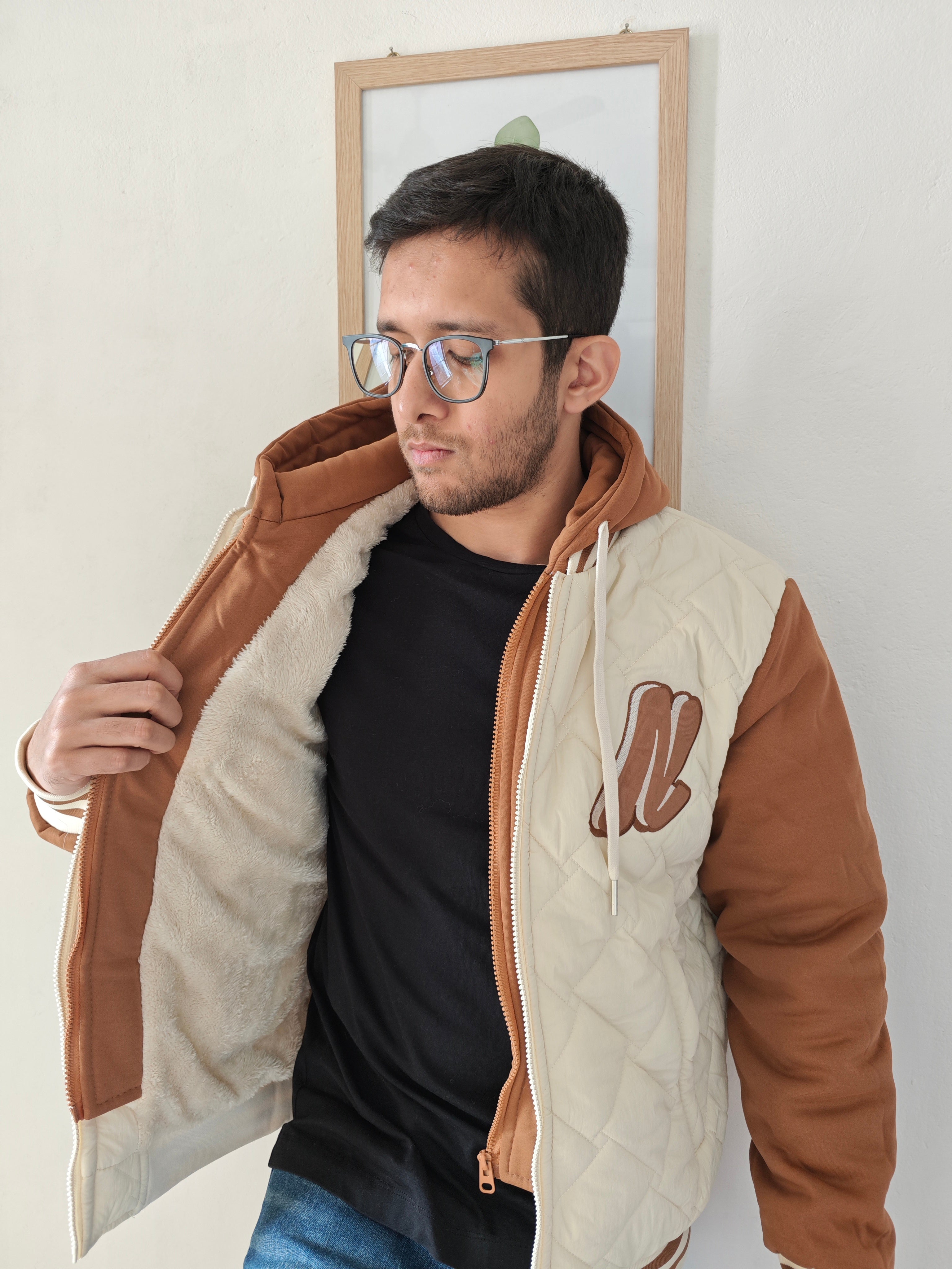 Dual Layer Hooded Jacket.