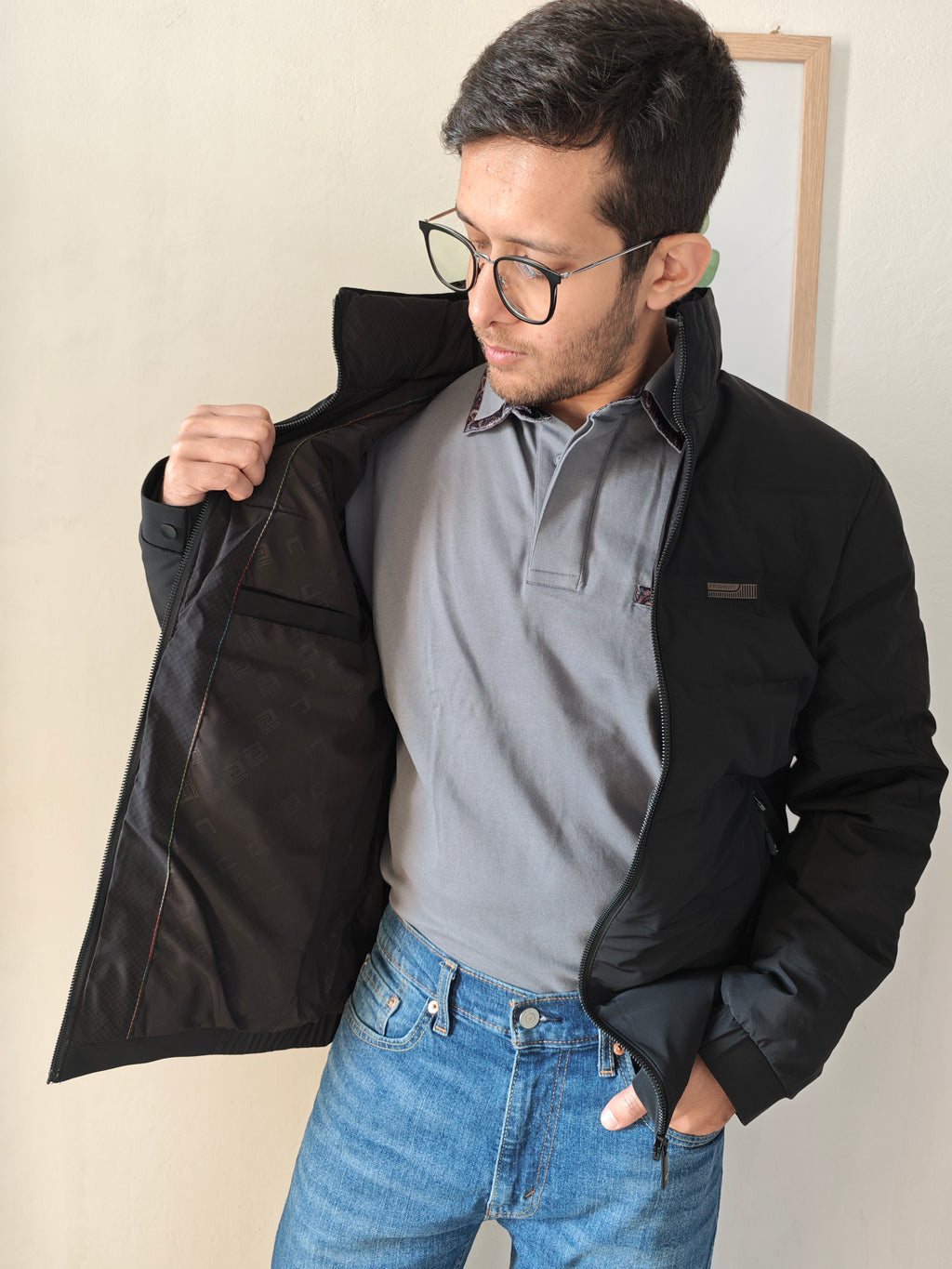 Urban warmth puffer jacket.