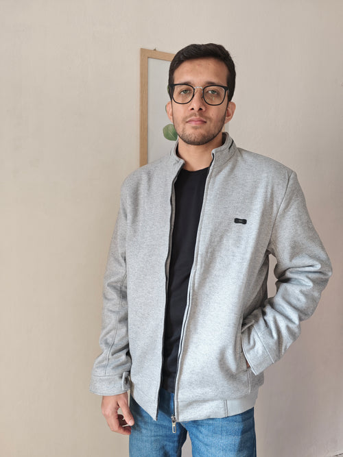 Modern Edge Stand Collar Jacket